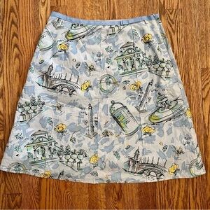 Rafaella A-Line light Blue Skirt Size 8